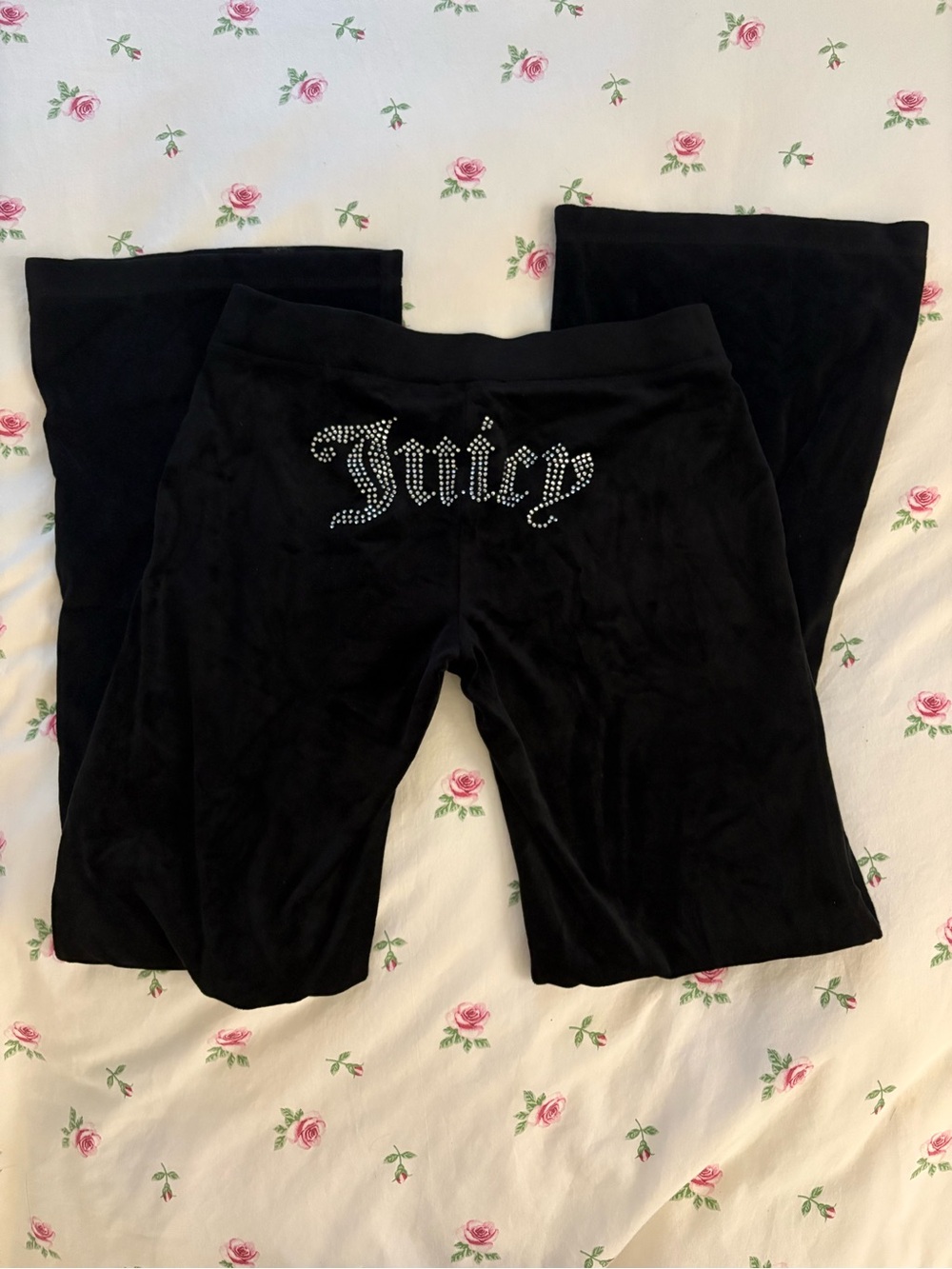Juicy Couture Black Top with Pink Label